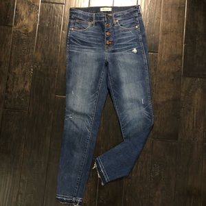 Madewell High-Rise Button-Front Jeans